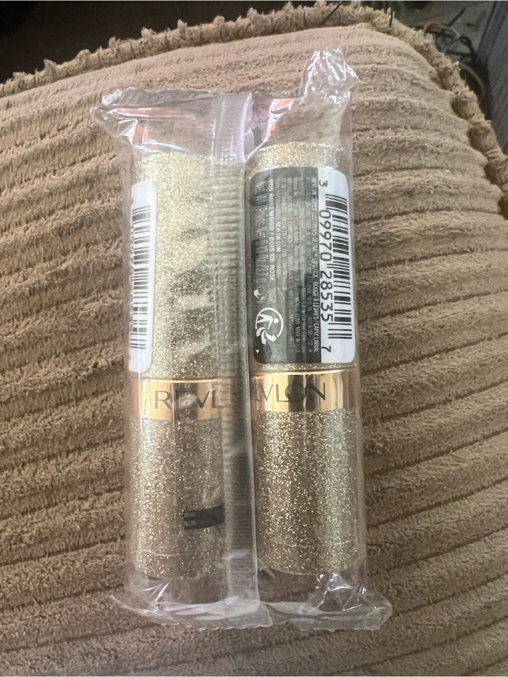 Two Revlon Gold Glitter (Pair) 002, 003, 005, 007, 010, 012, 013, 014, 015, 600,